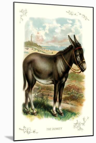 The Donkey-null-Mounted Art Print