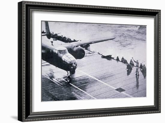 The Doolittle Raid on Tokyo 18th April 1942-null-Framed Photographic Print