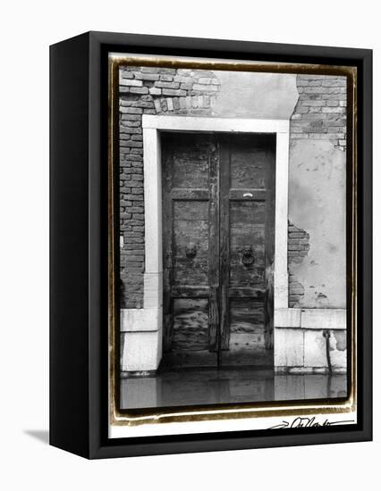 The Doors of Venice III-Laura Denardo-Framed Stretched Canvas