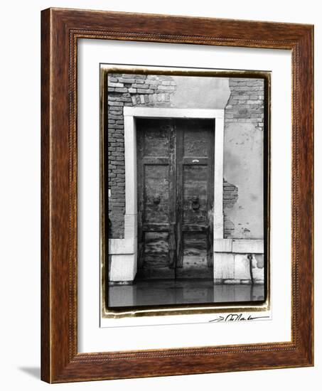 The Doors of Venice III-Laura Denardo-Framed Art Print