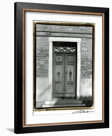 The Doors of Venice IV-Laura Denardo-Framed Art Print