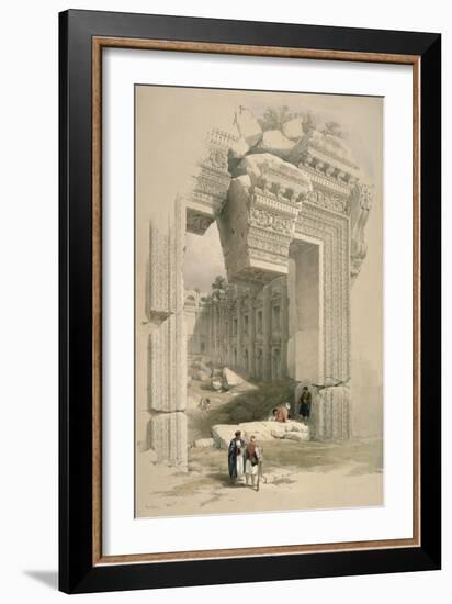 The Doorway, Baalec-David Roberts-Framed Giclee Print
