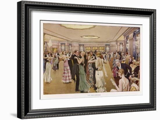 The Dorchester the Ballroom-Fortunio Matania-Framed Art Print