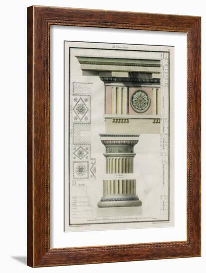 The Doric Order-Richardson-Framed Art Print