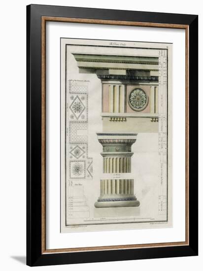 The Doric Order-Richardson-Framed Art Print