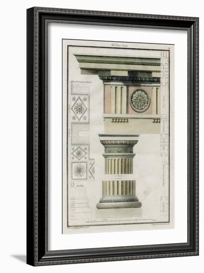The Doric Order-Richardson-Framed Art Print
