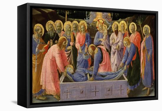 The Dormition of the Virgin Mary, from Predella of C. 1440-Fra Angelico-Framed Premier Image Canvas