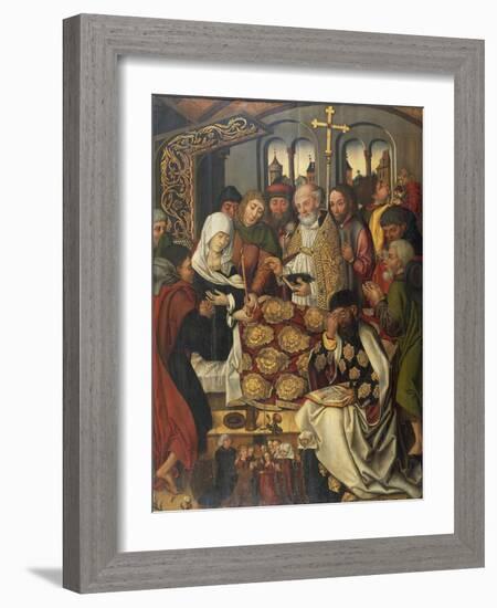 The Dormition of the Virgin Mary-Michael Wolgemut-Framed Giclee Print