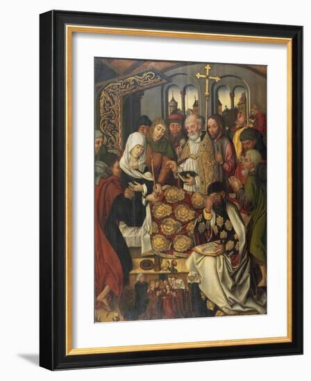 The Dormition of the Virgin Mary-Michael Wolgemut-Framed Giclee Print