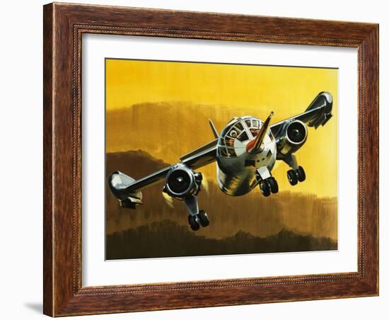 The Dornier DO 31E-Wilf Hardy-Framed Giclee Print