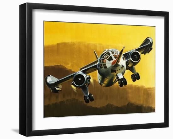 The Dornier DO 31E-Wilf Hardy-Framed Giclee Print