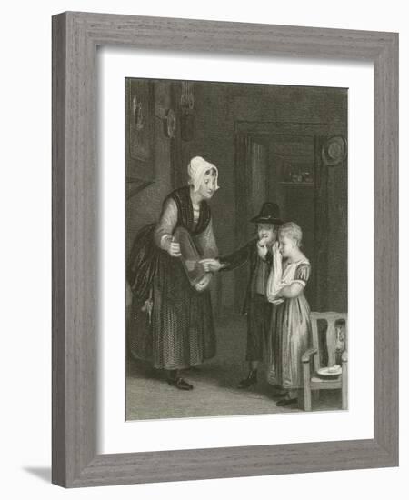 The Dorty Bairn-Sir David Wilkie-Framed Giclee Print