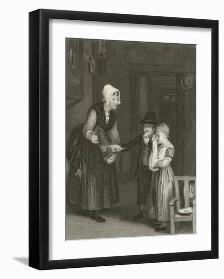 The Dorty Bairn-Sir David Wilkie-Framed Giclee Print