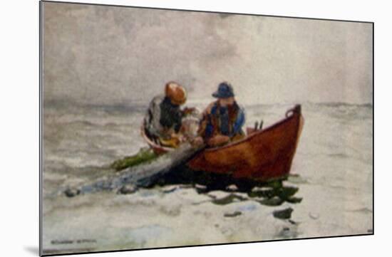The Dory-Winslow Homer-Mounted Art Print