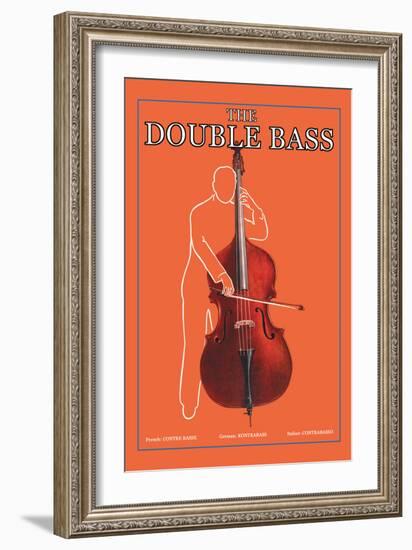 The Double Bass-null-Framed Art Print