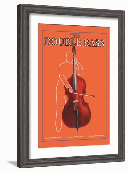 The Double Bass-null-Framed Art Print