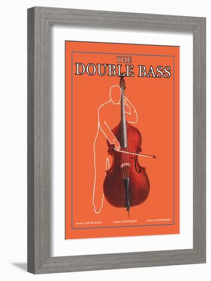 The Double Bass-null-Framed Art Print