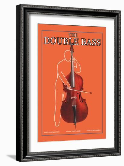 The Double Bass-null-Framed Art Print