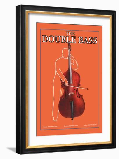 The Double Bass-null-Framed Art Print