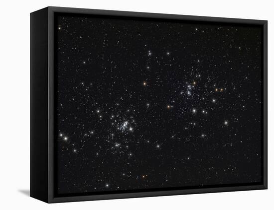 The Double Cluster in the Constellation Perseus-Stocktrek Images-Framed Premier Image Canvas