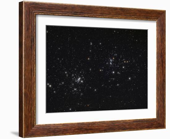 The Double Cluster in the Constellation Perseus-Stocktrek Images-Framed Photographic Print