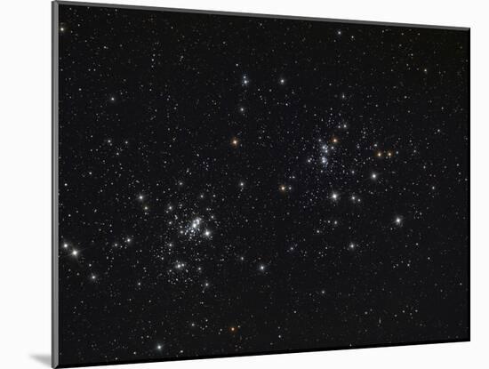 The Double Cluster in the Constellation Perseus-Stocktrek Images-Mounted Photographic Print