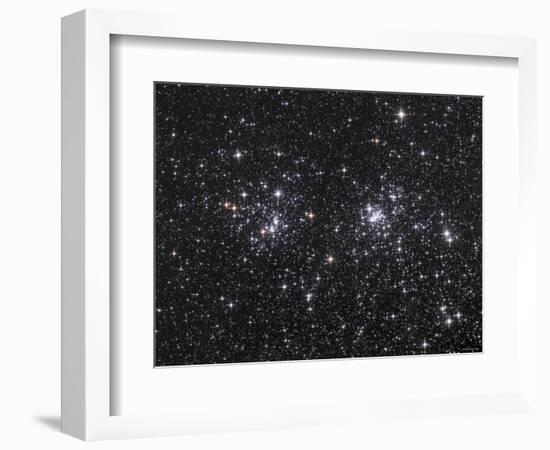 The Double Cluster, NGC 884 and NGC 869, as Seen in the Constellation of Perseus-Stocktrek Images-Framed Photographic Print