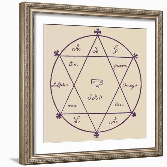 'The Double Seal of Solomon'-English School-Framed Giclee Print