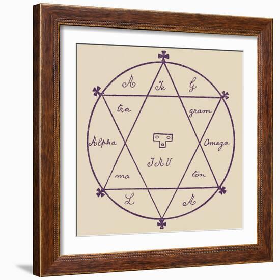 'The Double Seal of Solomon'-English School-Framed Giclee Print