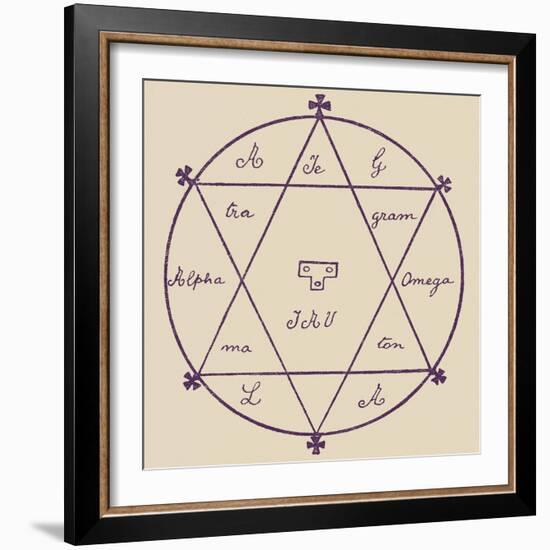 'The Double Seal of Solomon'-English School-Framed Giclee Print