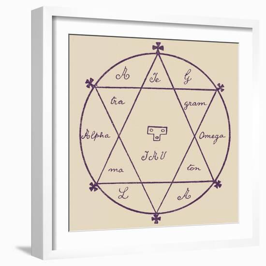 'The Double Seal of Solomon'-English School-Framed Giclee Print