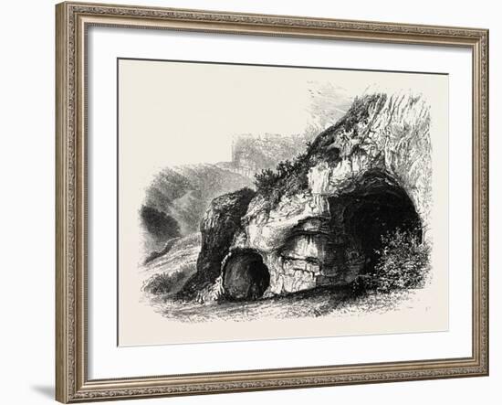 The Dove Holes, Dove Dale, the Dales of Derbyshire, Country, UK, 19th Century-null-Framed Giclee Print