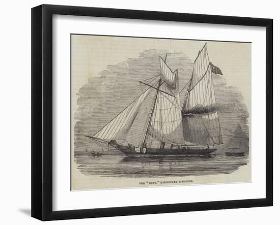 The Dove, Missionary Schooner-null-Framed Giclee Print