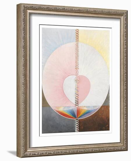 The Dove, No.1, Group Ix/Uw, 1910-Hilma af Klint-Framed Giclee Print