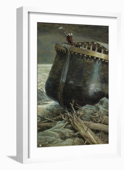 The Dove Returns to Noah-James Tissot-Framed Giclee Print