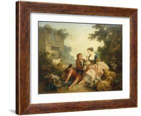 The Dove's Nest, 1785-Jean-Baptiste Huet-Framed Giclee Print
