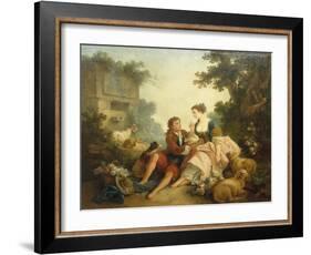 The Dove's Nest, 1785-Jean-Baptiste Huet-Framed Giclee Print