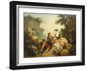 The Dove's Nest, 1785-Jean-Baptiste Huet-Framed Giclee Print