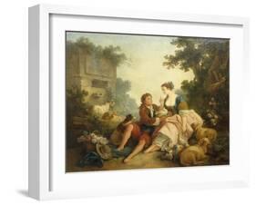 The Dove's Nest, 1785-Jean-Baptiste Huet-Framed Giclee Print