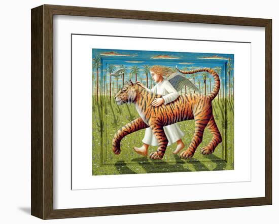 The Dove, the Tiger and the Angel, 2007-PJ Crook-Framed Giclee Print
