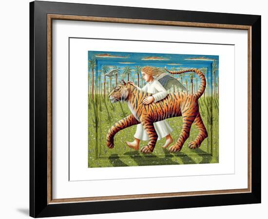 The Dove, the Tiger and the Angel, 2007-PJ Crook-Framed Giclee Print
