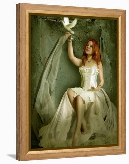The Dove-Lynne Davies-Framed Premier Image Canvas
