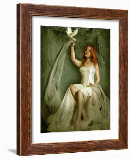 The Dove-Lynne Davies-Framed Photographic Print