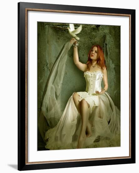 The Dove-Lynne Davies-Framed Photographic Print