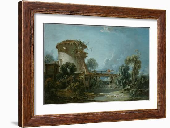 The Dovecote, 1758-Francois Boucher-Framed Giclee Print