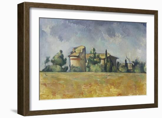 The Dovecote of Bellevue (Le Pigeonnier De Bellevue), 1888-92-Paul Cézanne-Framed Giclee Print