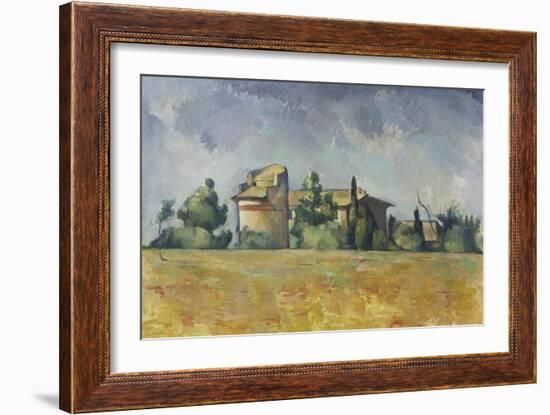 The Dovecote of Bellevue (Le Pigeonnier De Bellevue), 1888-92-Paul Cézanne-Framed Giclee Print