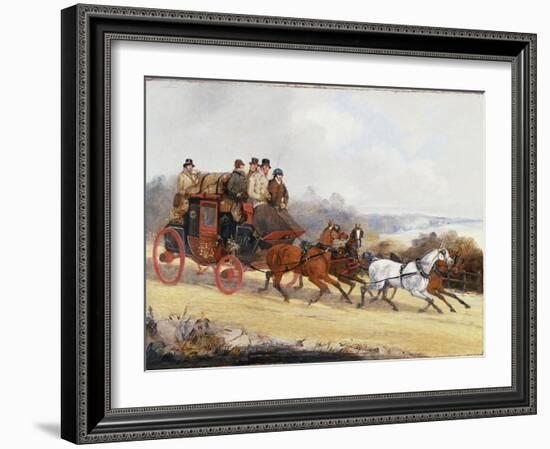 The Dover to London Coach: in Summer-Henry Thomas Alken-Framed Giclee Print