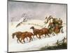 The Dover to London Coach: in Winter-Henry Thomas Alken-Mounted Giclee Print