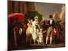 The Downpour (Oil on Canvas)-Louis Leopold Boilly-Mounted Giclee Print